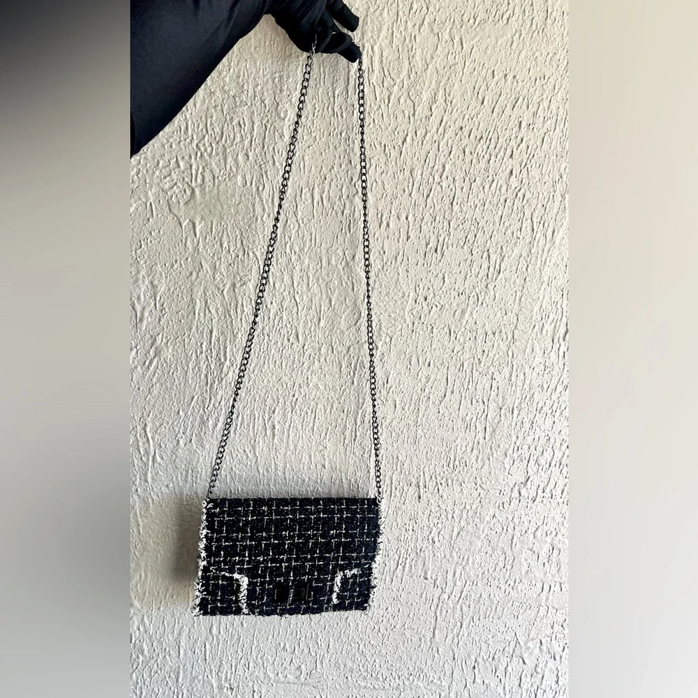 Tweed Crossbody Bag